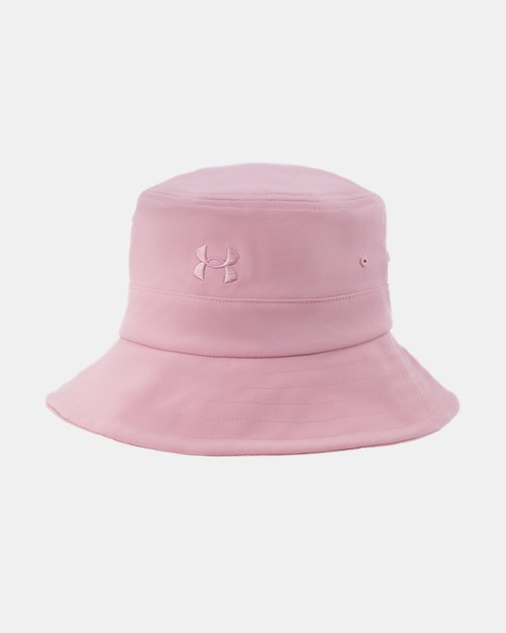 女士UA Wide Brim漁夫帽 in Pink image number 0